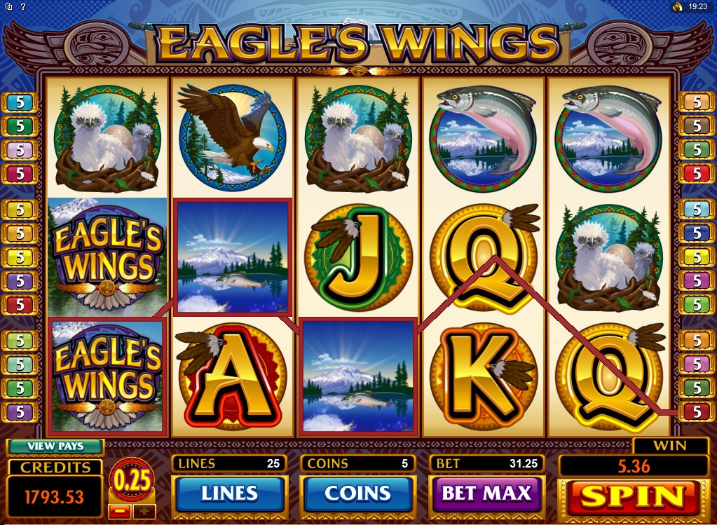 Eagle’s Wings (Крылья орла) из раздела Игровые автоматы