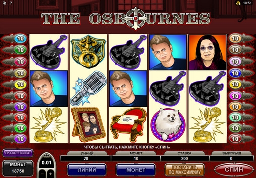 The Osbournes (Осборны) из раздела Игровые автоматы