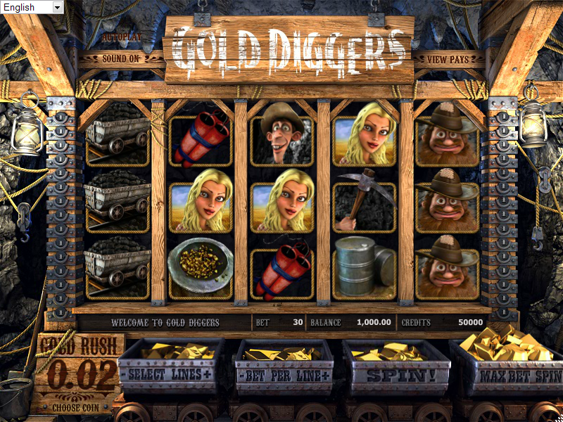 Gold Diggers (Золотодобытчики) из раздела Игровые автоматы