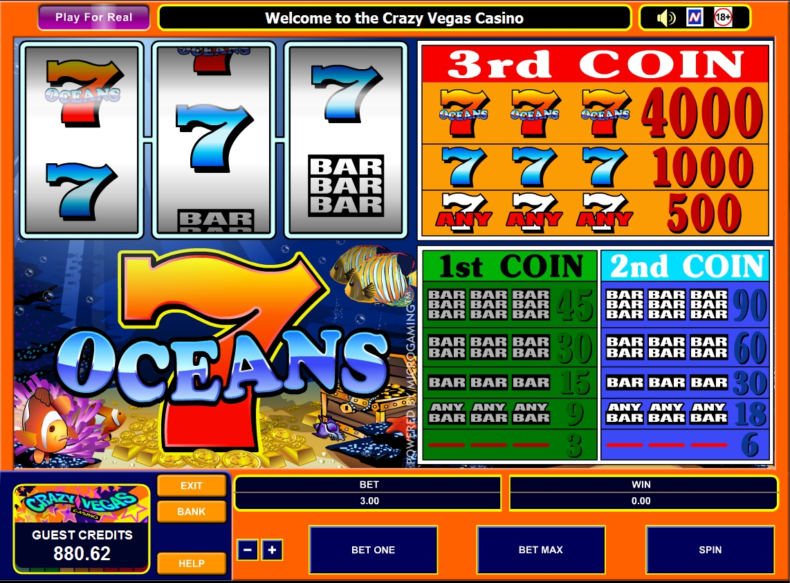 7 Oceans (Семь океанов) из раздела Игровые автоматы