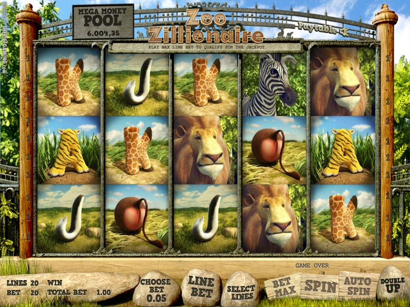 Zoo Zillionaire (Зоопарк мультимиллионер) из раздела Игровые автоматы