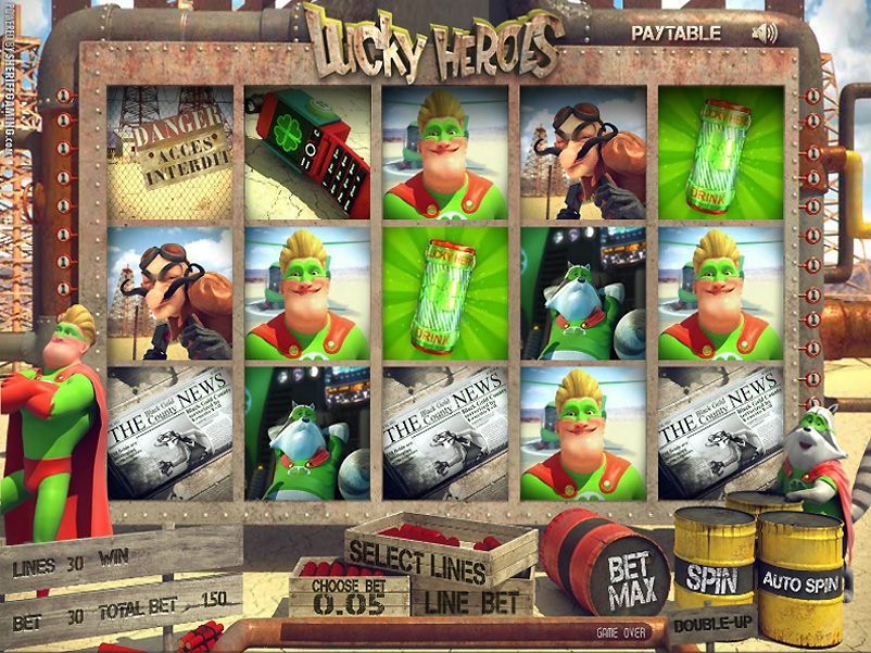 Lucky Heroes (Герои везунчики) из раздела Игровые автоматы