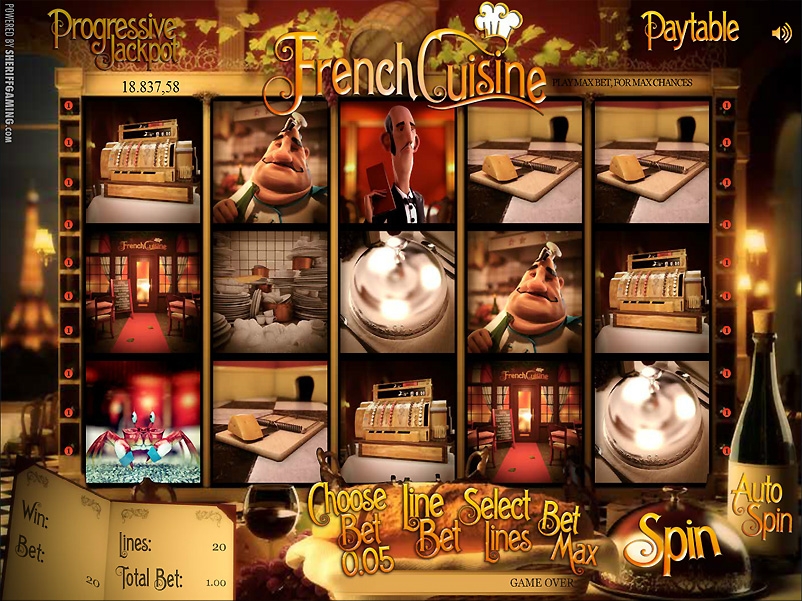 French Cuisine (Французская кухня) из раздела Игровые автоматы