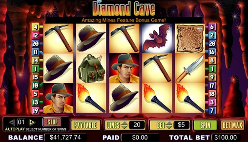 Diamond Cave (Алмазная пещера) из раздела Игровые автоматы