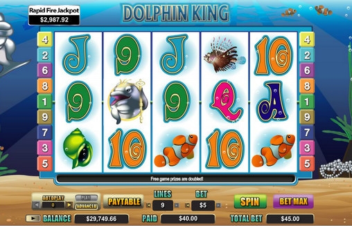 Dolphin King (Король Дельфин) из раздела Игровые автоматы