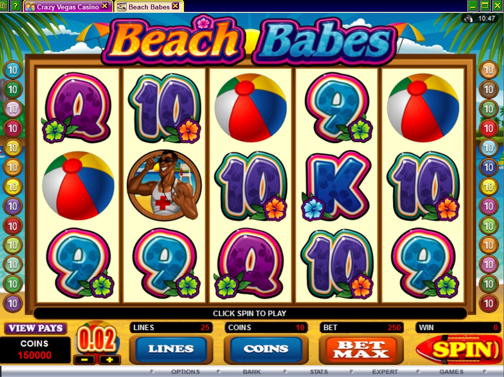 Beach Babes (Пляжные красотки) из раздела Игровые автоматы