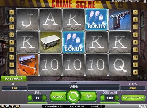 Crime Scene (Место преступления) из раздела Игровые автоматы
