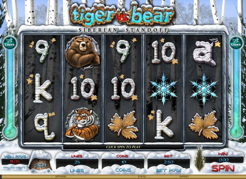 Tiger vs. Bear – Siberian Standoff (Тигр против медведя – Сибирское противостояние) из раздела Игровые автоматы