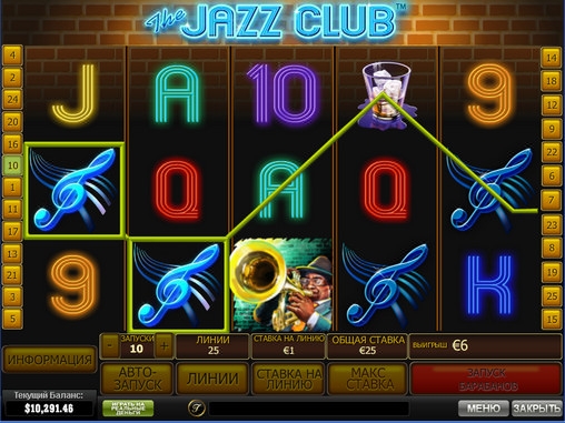 The Jazz Club (Джаз-клуб) из раздела Игровые автоматы