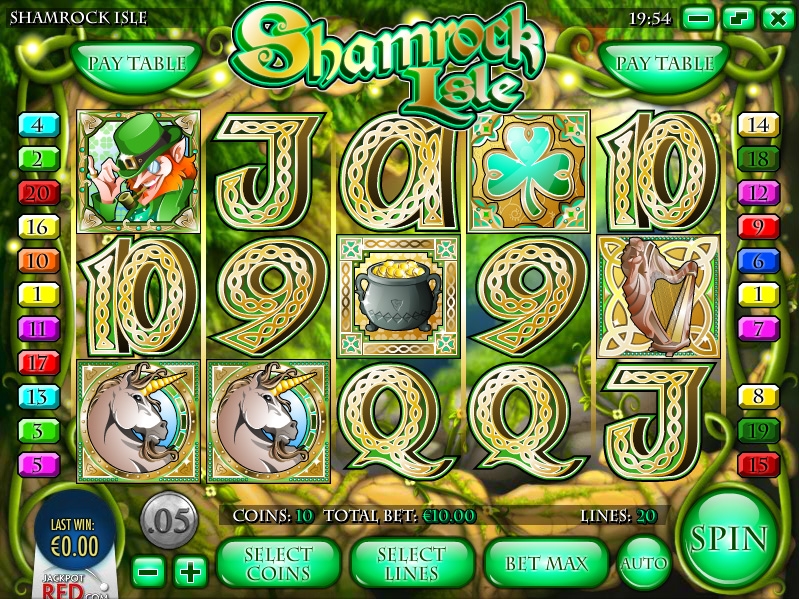 Shamrock Isle (Остров трилистника) из раздела Игровые автоматы