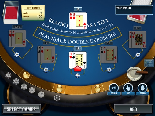 Double Exposure Blackjack (Блэкджек «Двойное открытие») из раздела Блэкджек