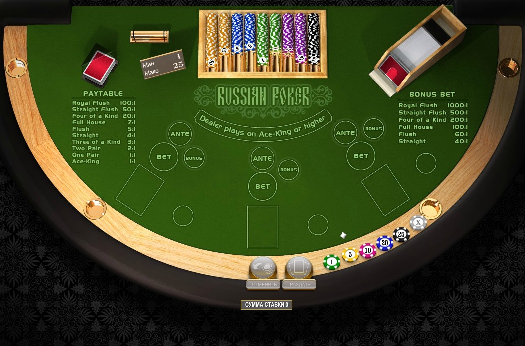 Russian Poker (Russian Poker) from category Poker