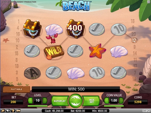 Beach (Пляж) из раздела Игровые автоматы