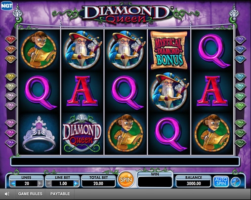 Diamond Queen (Бриллиантовая королева) из раздела Игровые автоматы