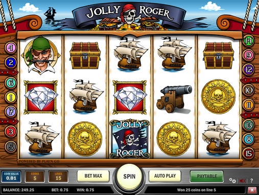 Jolly Roger (Веселый Роджер) из раздела Игровые автоматы