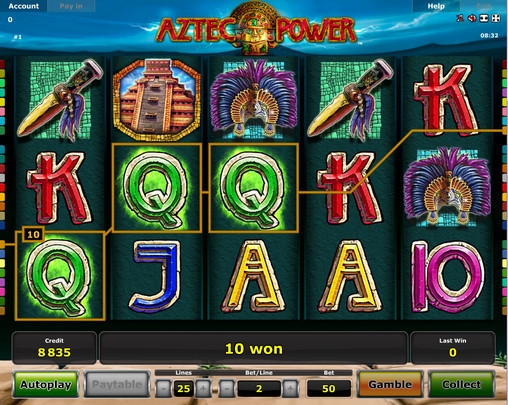 Aztec Power (Сила ацтеков) из раздела Игровые автоматы