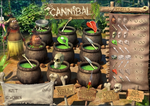 Cannibal (Каннибал) из раздела Игровые автоматы