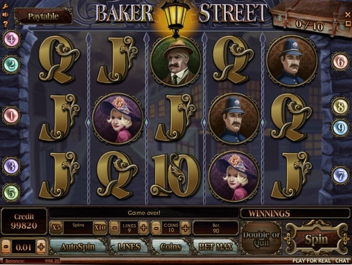 Baker Street (Бейкер-стрит) из раздела Игровые автоматы