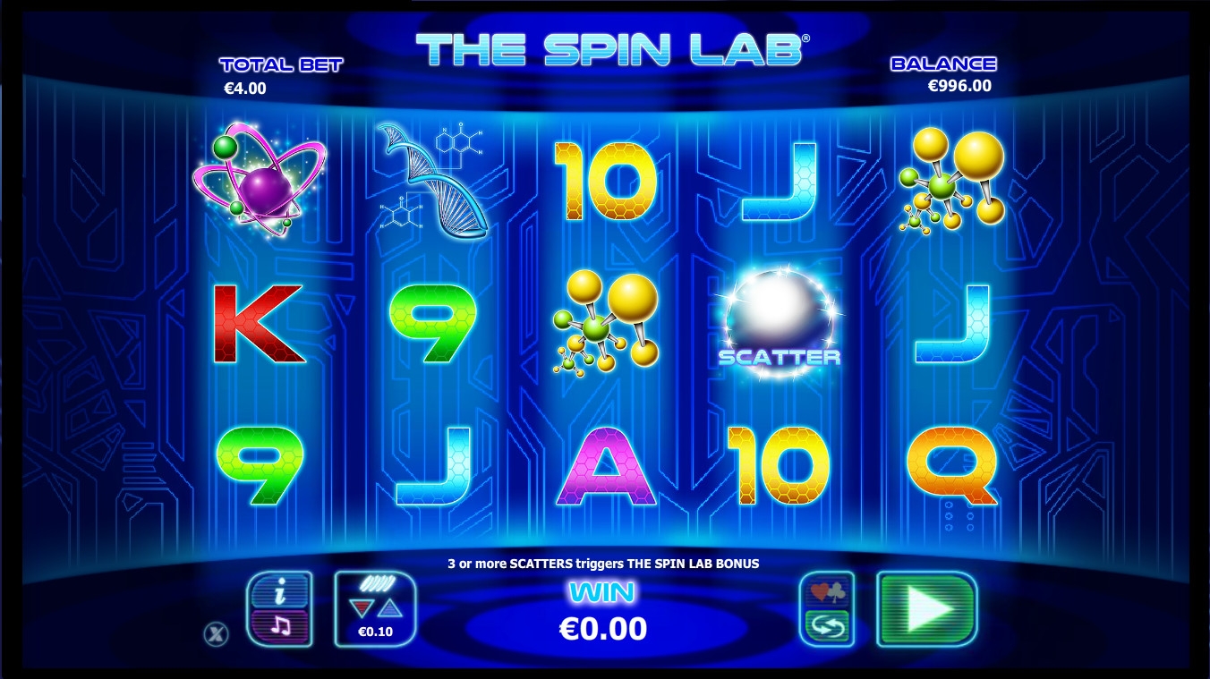 The Spin Lab (Лаборатория спинов) из раздела Игровые автоматы