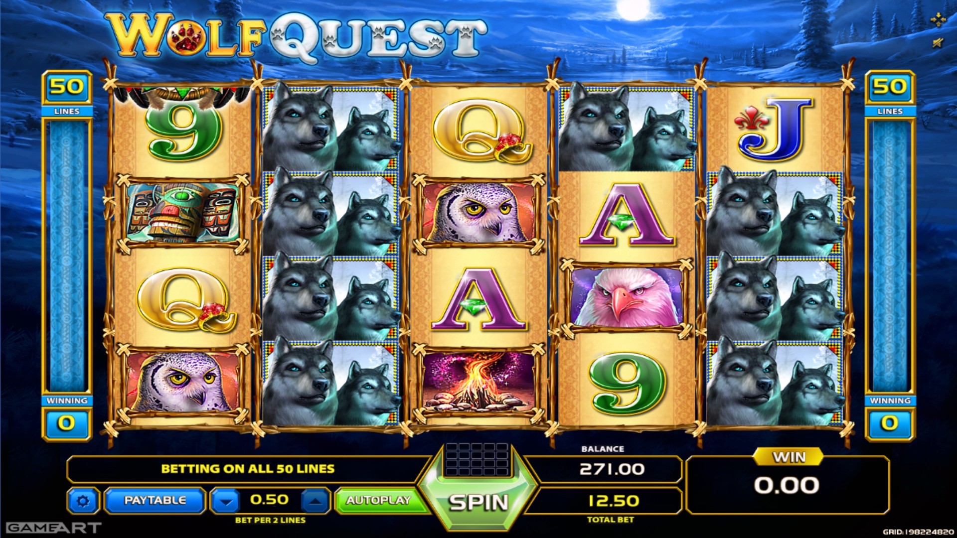 Wolf Quest (В поисках волков) из раздела Игровые автоматы