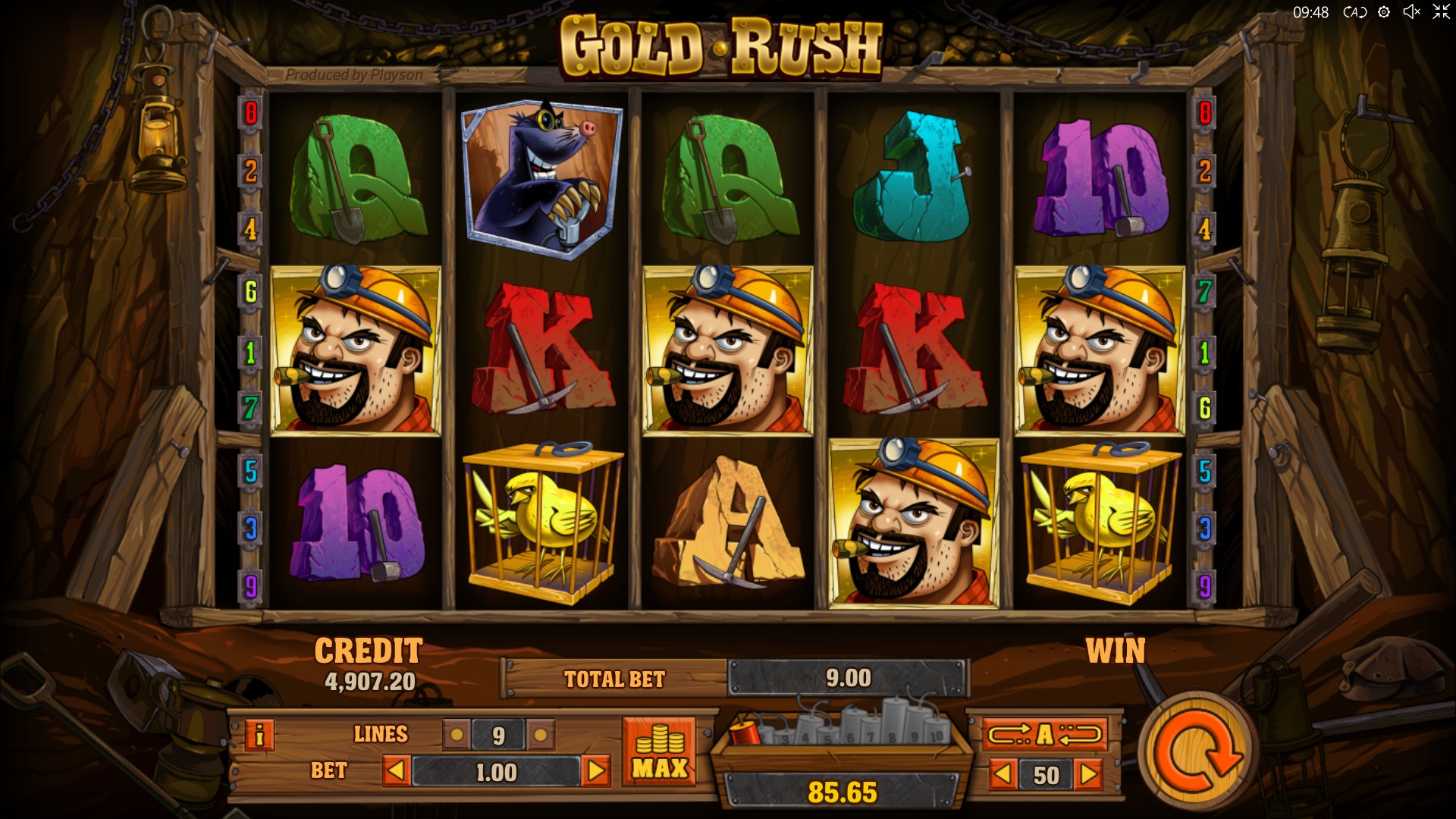 Gold Rush (Золотая лихорадка) из раздела Игровые автоматы