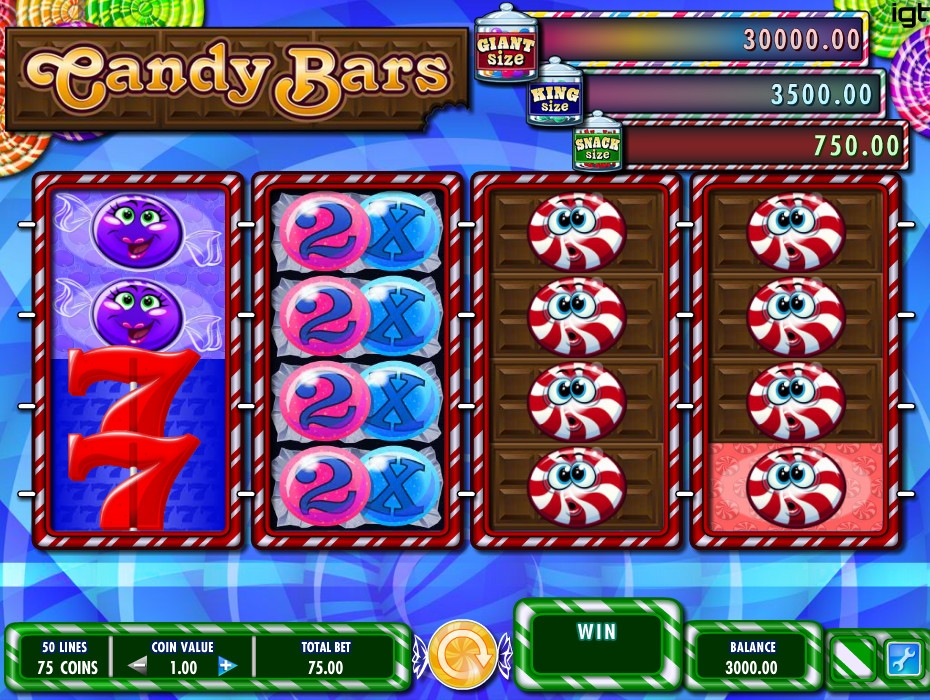 Candy Bars (Полосы сладостей) из раздела Игровые автоматы