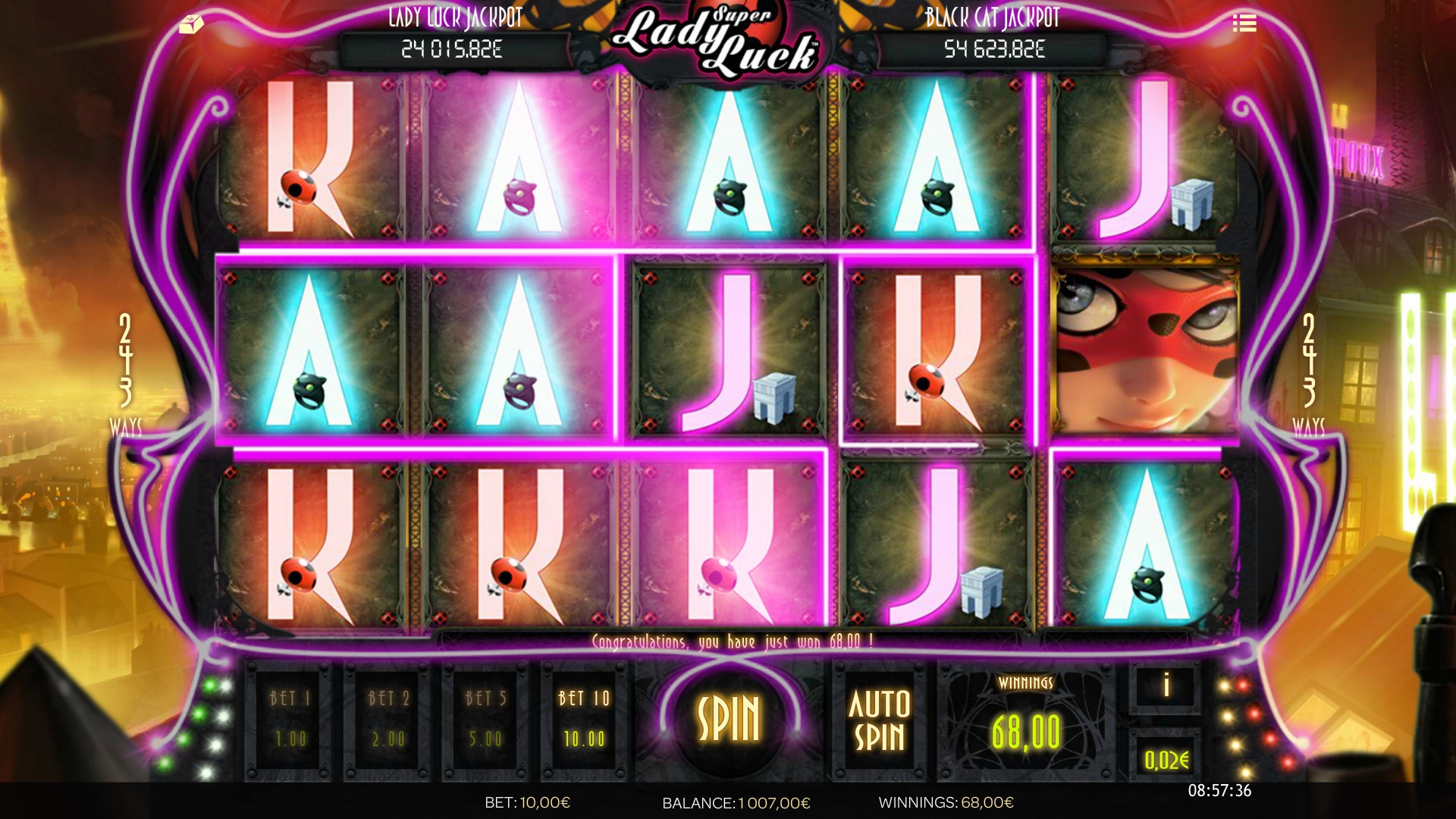 Super Lady Luck (Суперледи Удача) из раздела Игровые автоматы