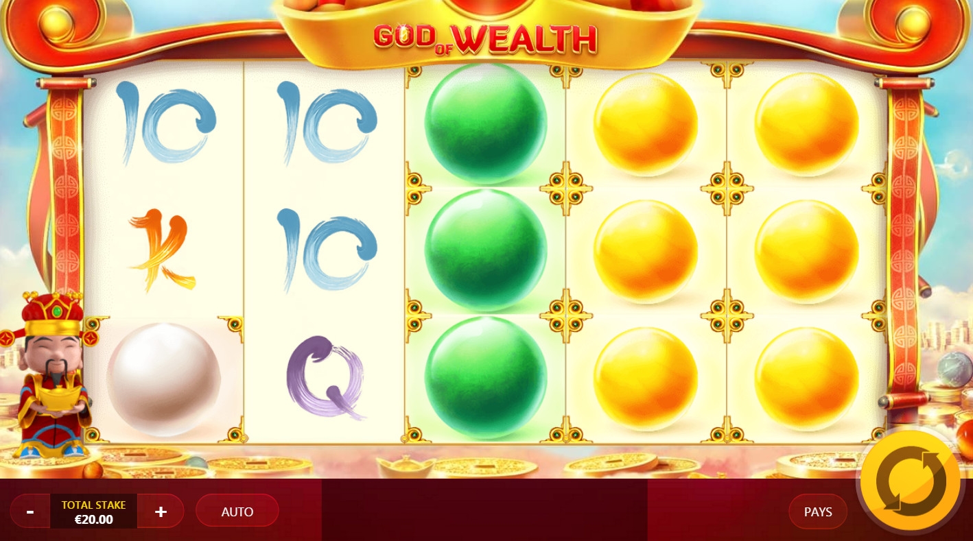 God of Wealth (Бог благополучия) из раздела Игровые автоматы