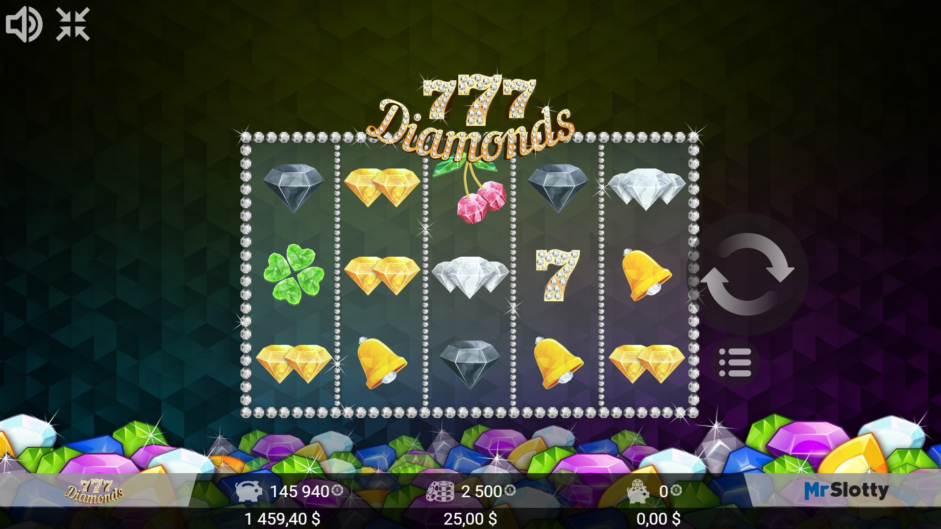 777 Diamonds (777 Бриллиантов) из раздела Игровые автоматы