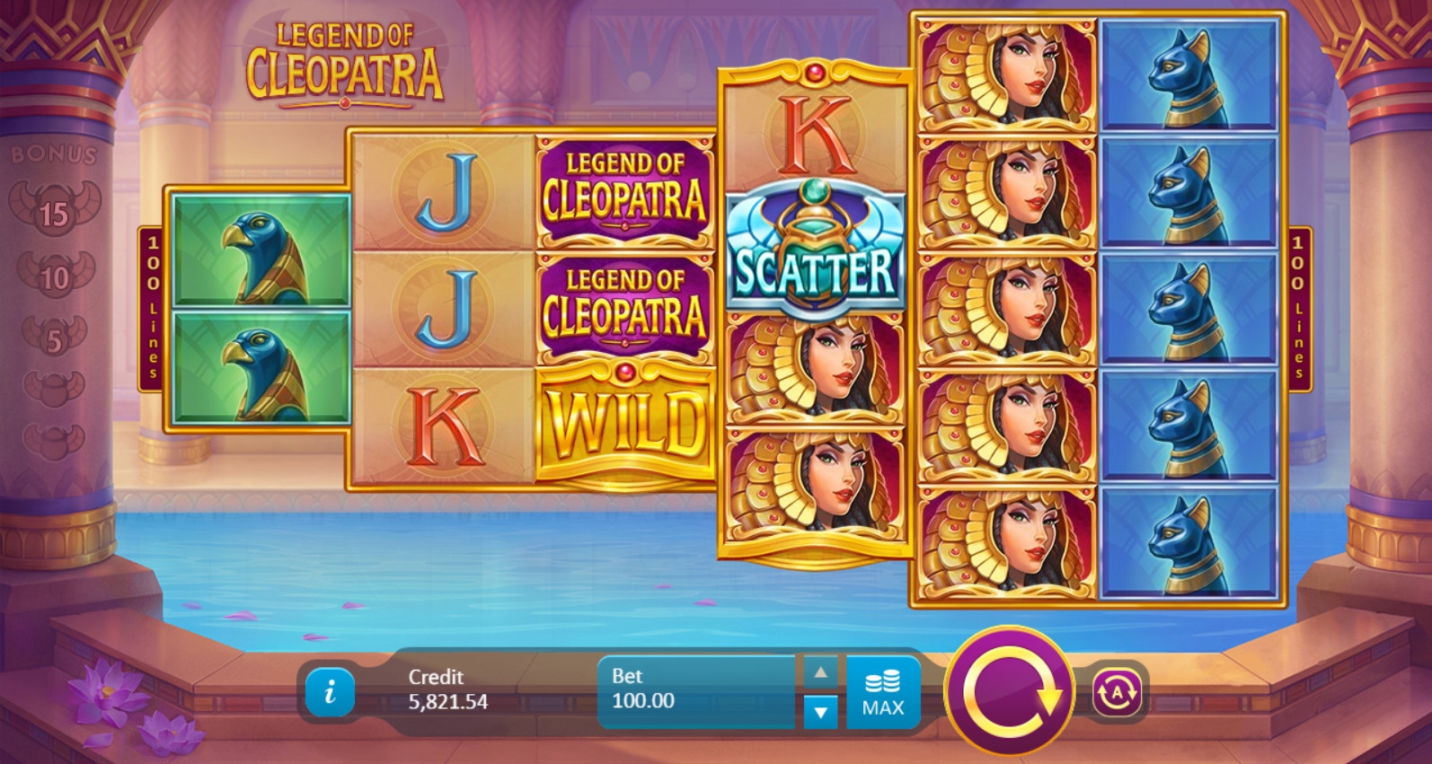 Legend of Cleopatra (Легенда Клеопатры) из раздела Игровые автоматы