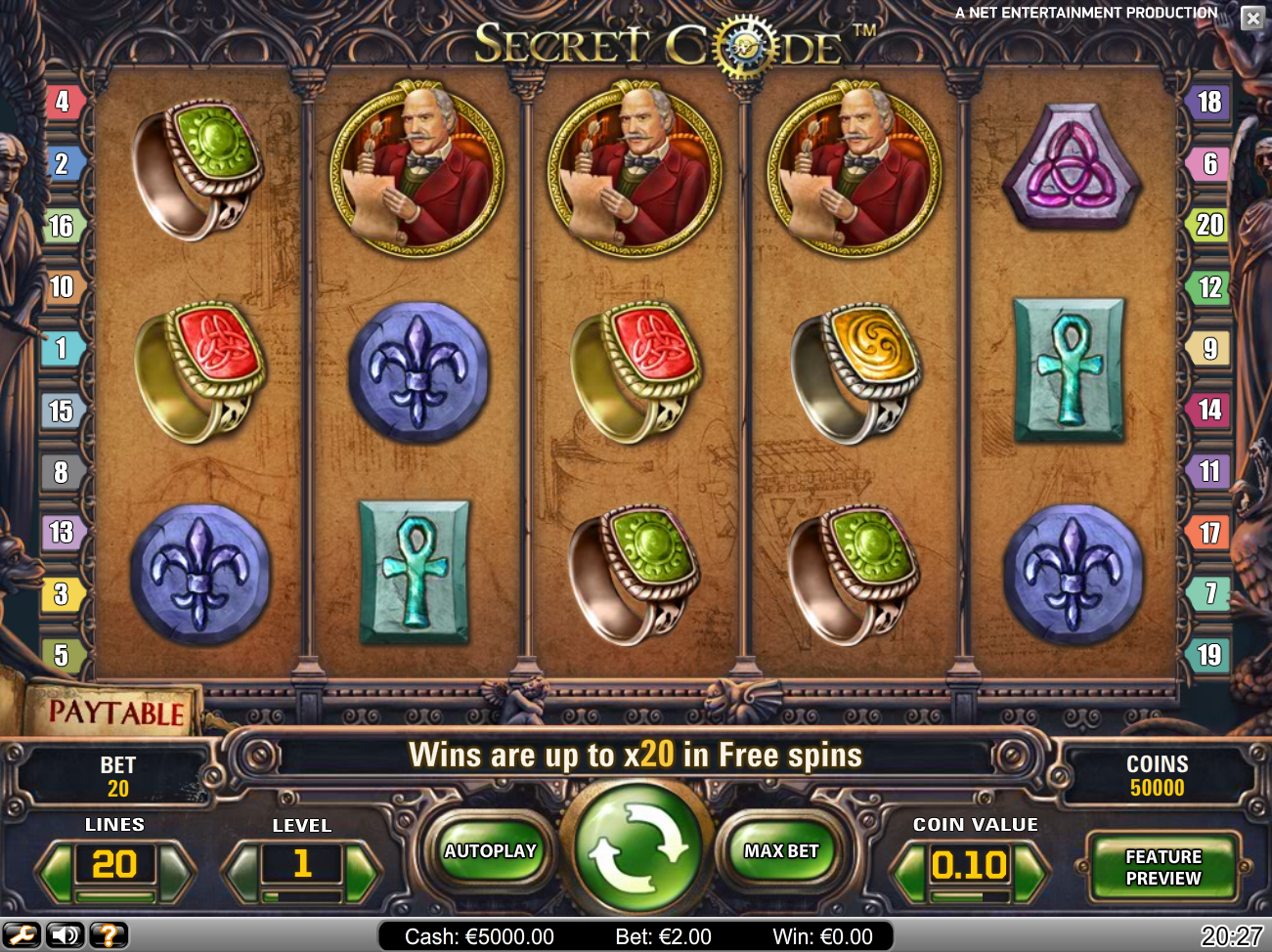 Free secret of slot