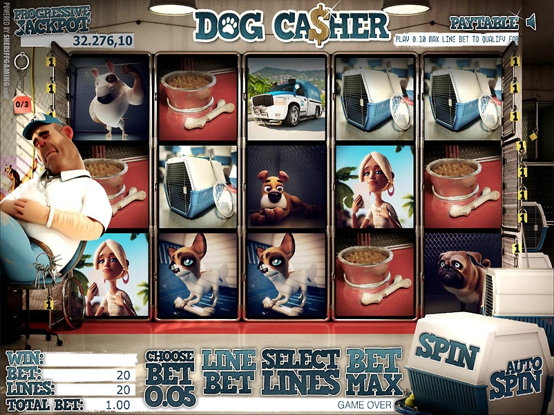 Dog Casher (Собачка на миллион) из раздела Игровые автоматы