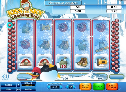 Kiss the Sky – Climbing Slot (Поцелуй небо – Слот альпинистов) из раздела Игровые автоматы