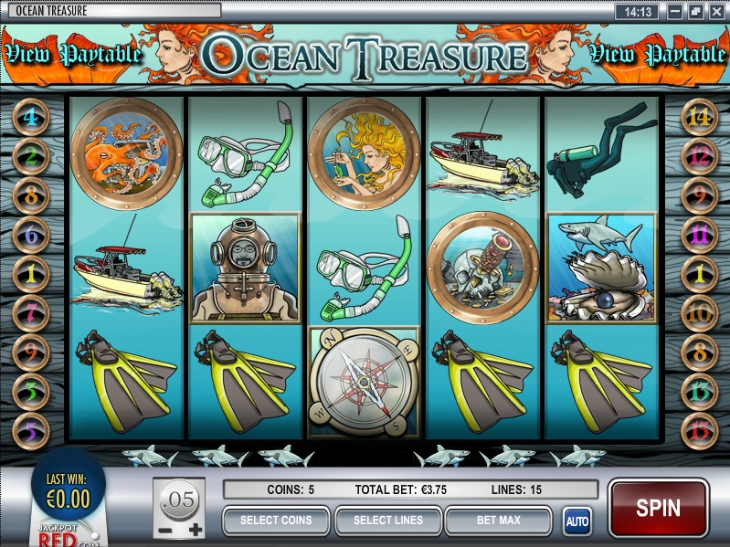 Ocean Treasure (Сокровище океана) из раздела Игровые автоматы